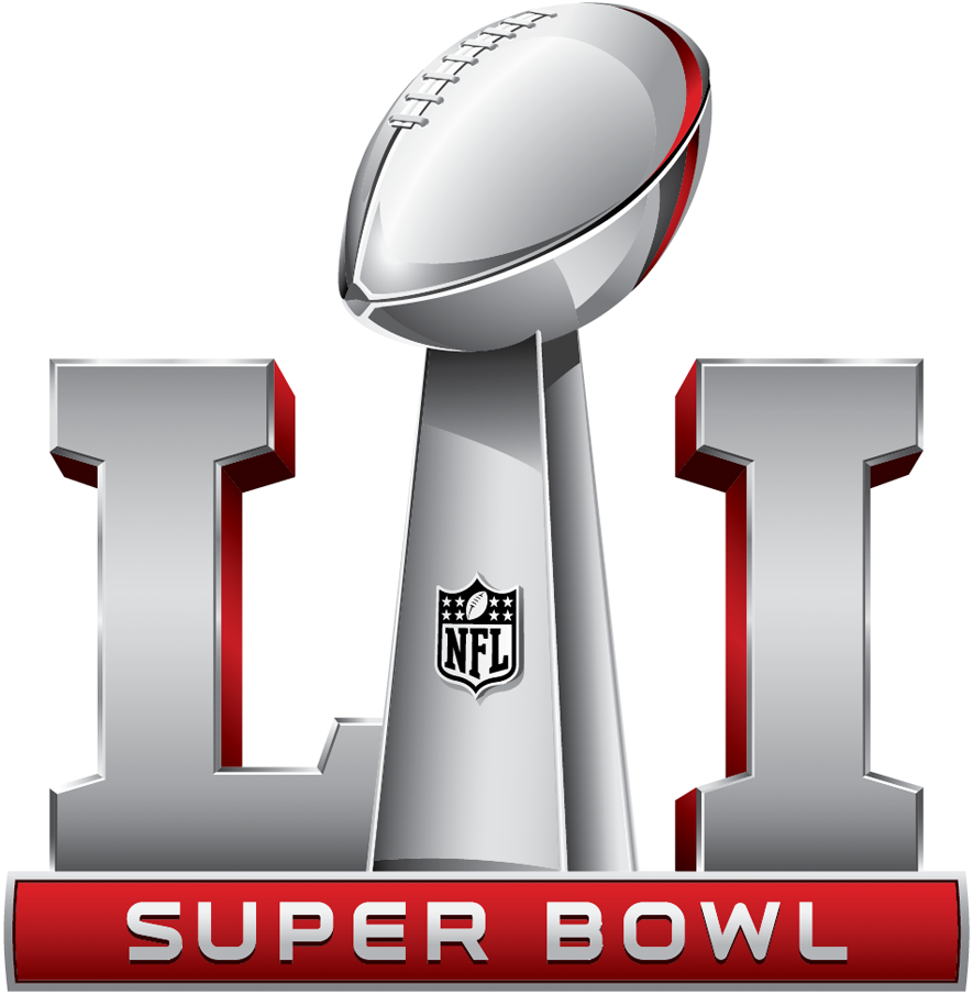 Super Bowl LI Primary Logo iron on transfers for T-shirts